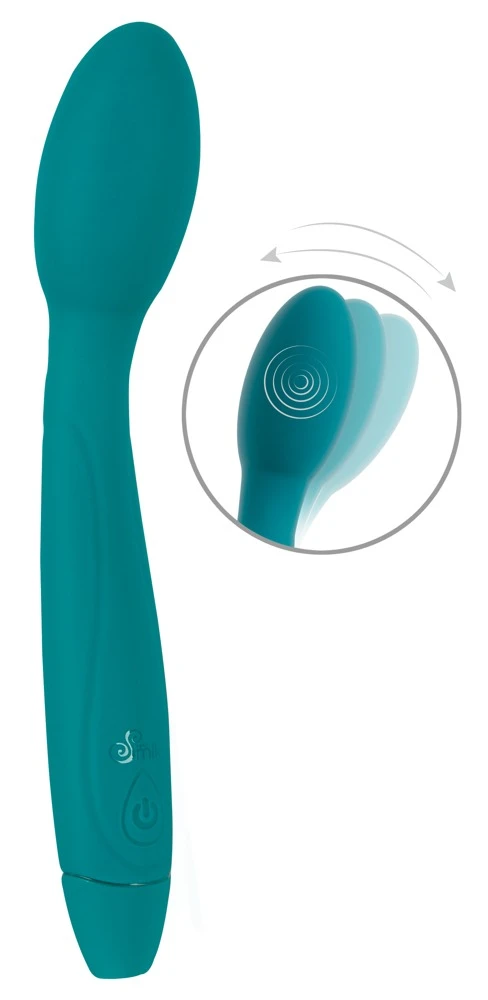 Smile Vibrator w Nodding Head, Sweet Smile Vibrator mit nickendem Massagekopf – intensiver G-Zonen-Genuss durch pulsierende Bewegungen und seidig weiches Silikon