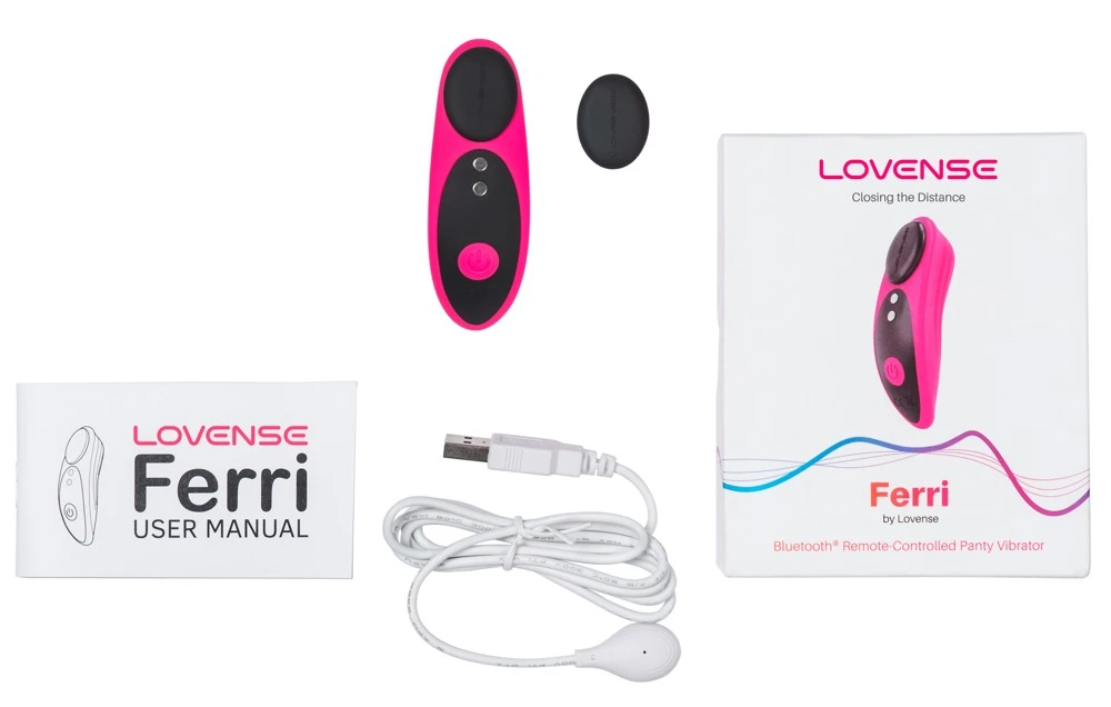 Lovense Ferri Panty-Vibrator leiser, erotischer Bluetooth-Vibrator mit starkem Magnet, App-Steuerung, 10 Modi in 3 Intensitäten, diskret im Slip tragbar und wasserdicht für jederzeit und überall