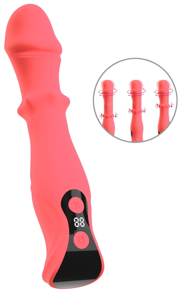 beau coeur Oryvia Slide Ring V,  beau cœur ORYVIA Slide Ring Vibrator mit rotierendem Kopf & 9 Vibro-Modi für intensive Höhepunkte