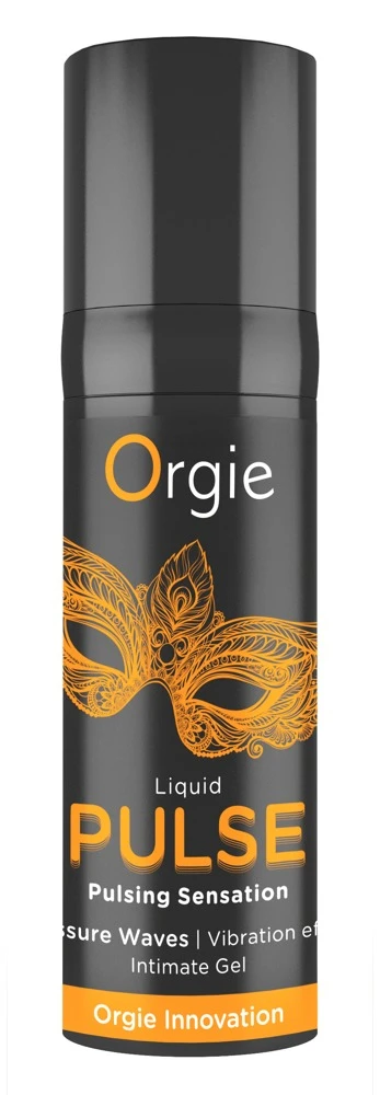 Orgie Liquid Pulse 15ml, Orgie Liquid Pulse Stimulationsgel Ice-Caramel – prickelnd pulsierende Küsse mit intensivem Kribbelkick Level 7/10