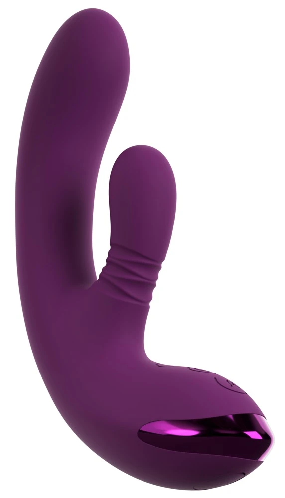 Javida 3 Function Nodding Vibr, Flexibler Rabbitvibrator mit Nodding-Funktion für G-Zone & Klitoris doppelte Vibration rhythmische Massage intensiv – Javida