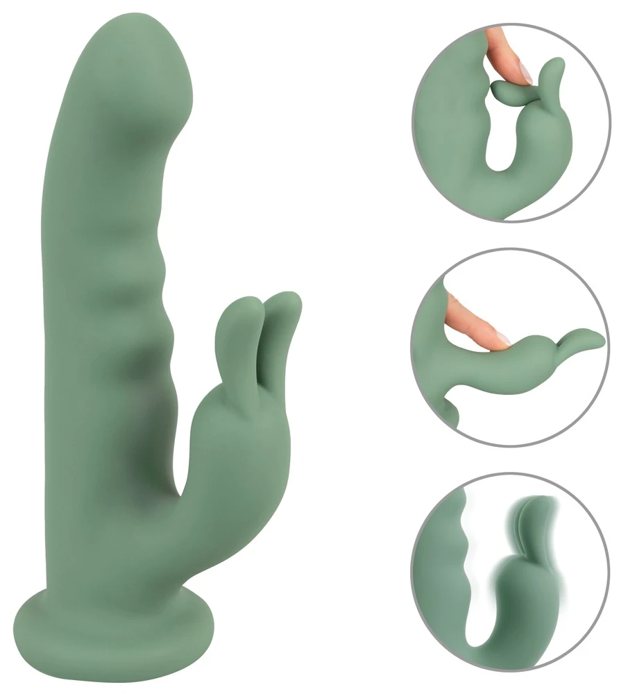 beau coeur Luvio Rotating Soft, Rabbitvibrator mit Saugfuß LUVIO Soft Rotating Vibrator von beau cœur mit 2 leisen Power Motoren rotiert und vibriert in 10 Modi
