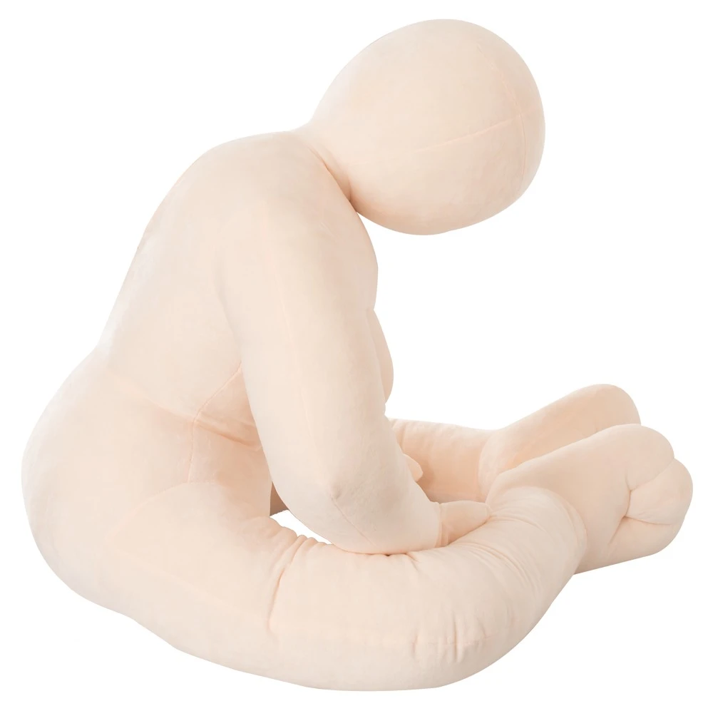 Leona Plush Doll, Plüsch-Liebespuppe Your Plush Doll Leona lebensgroß aus softem Velourplüsch mit einsetzbarem Vagina-Masturbator in sitzender Form stabil leicht flexibel und individuell gestaltbar