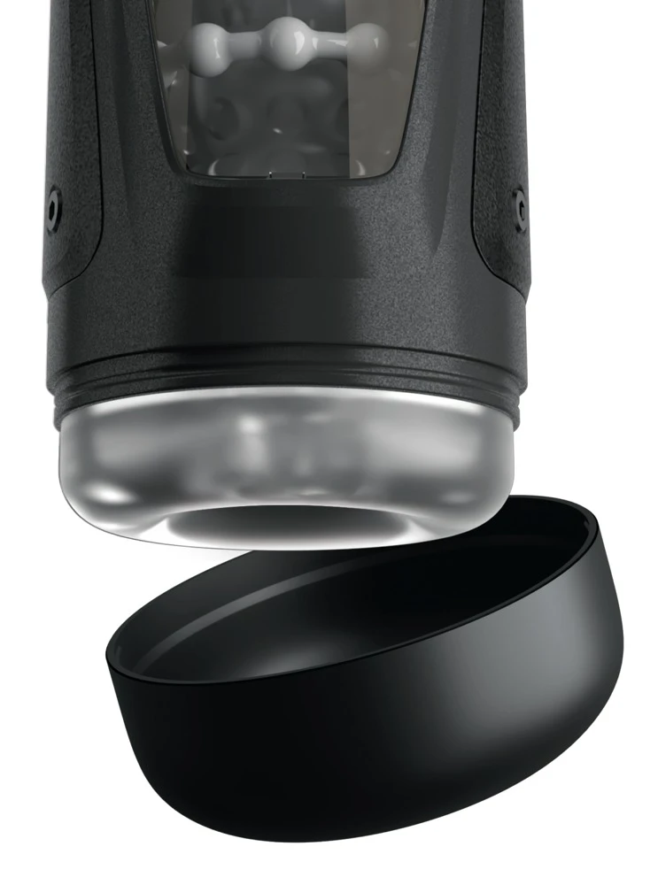 PDXE Moto-Bator Pro Light, Kraftvolle Stoßmassage, intensive Vibration & Wärmefunktion, der Moto-Bator Pro sorgt für heiße Höhepunkte mit Stil.