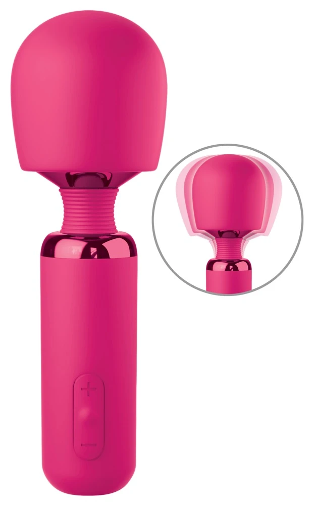 JJ Exona Body Wand, Eleganter Massagestab Exona von JimmyJane: 5 Vibrationsmodi, flexibler Silikonkopf, einfach zu bedienen & wiederaufladbar