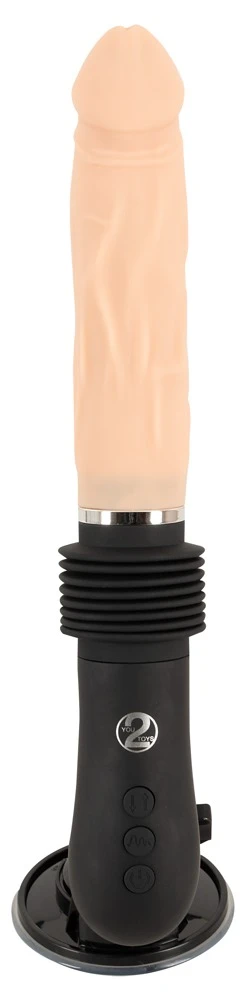 RC Fucking Machine 3, RC Fucking Machine Flesh von You2Toys – kraftvolle Stoßbewegungen und intensive Vibrationen im realistischen Penis-Look für freihändiges Lustvergnügen