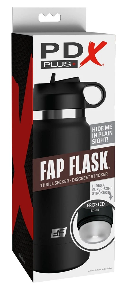 PDX Plus Flask Masturbator in Vagina-Optik Trinkflaschen-Gehäuse