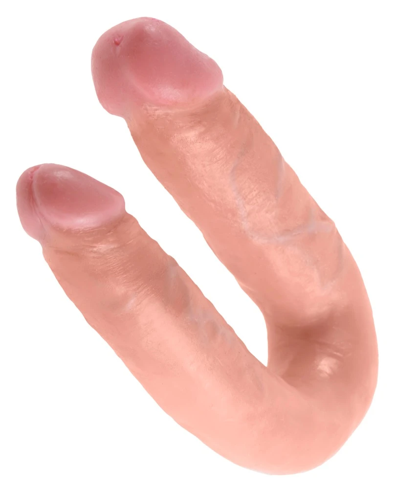 King Cock Double Trouble Doppeldildo im Naturlook