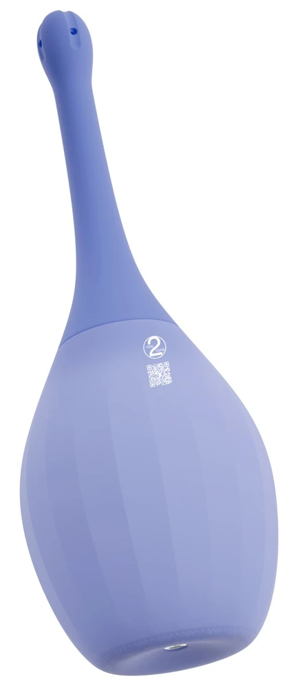 Anal douche bendable, Analdusche Silikon 300ml mit biegsamer Spritztülle 5 Düsen Anti-Rückfluss-Technologie abschraubbar für einfache Anwendung