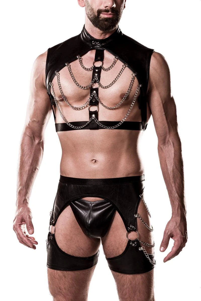 Herren Erotik Harness-Set von Grey Velvet Men
