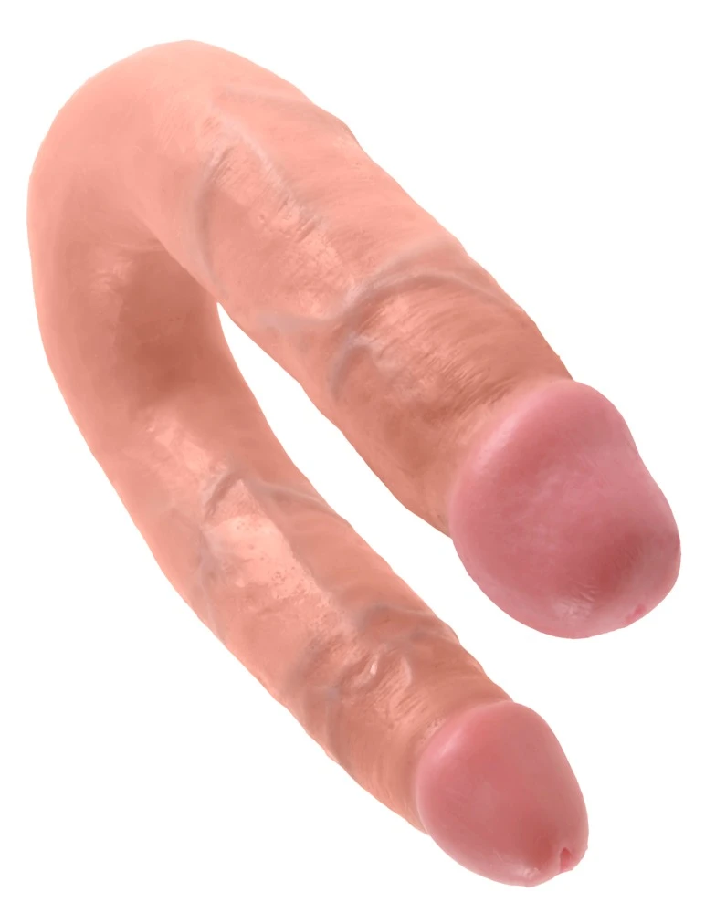 King Cock Double Trouble Doppeldildo im Naturlook