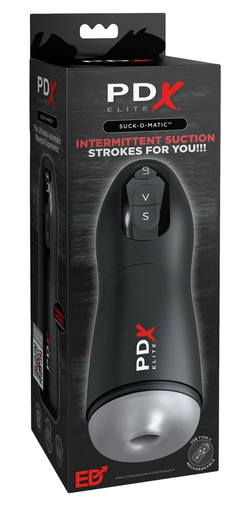 PDXE Suck-O-Matic Automatischer Blowjob-Masturbator Vibrator für Männer
