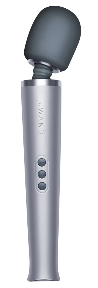 Le Wand Massagestab inkl. Strukturaufsatz 20 Vibrationsmodi in 10 Intensitäten