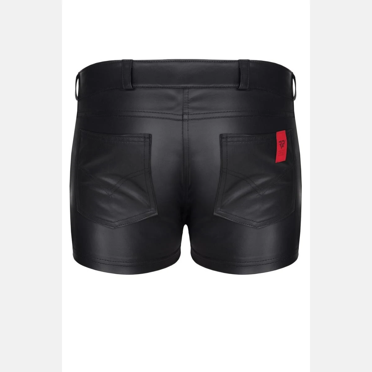 Herren Shorts aus flexiblem Wetlook von Regnes Fetish Planet