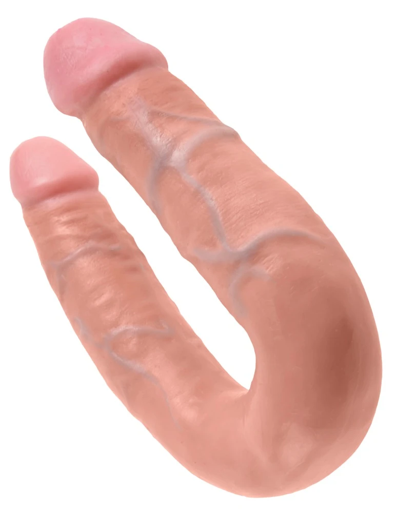 King Cock Double Trouble Doppeldildo im Naturlook