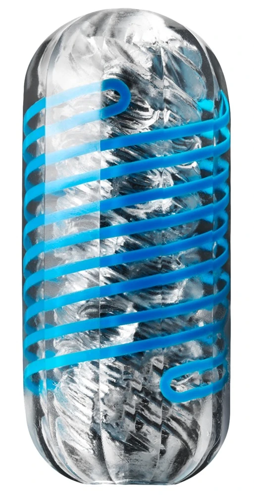 Tenga Spinner Deluxe 01 Drops, Dreh dich zum Höhepunkt – Wiederverwendbarer Masturbator mit Spiral-Effekt und intensiver Reizstruktur