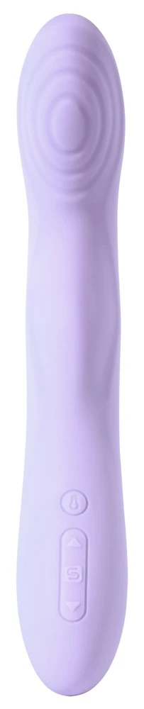 Selena Pastel Lilac, SVAKOM Selena Stoßvibrator mit Wärmefunktion bis 38°C – App steuerbar, 2 starke Motoren, G-Punkt & Klitoris Vibrator wasserdicht, Silikon Toy