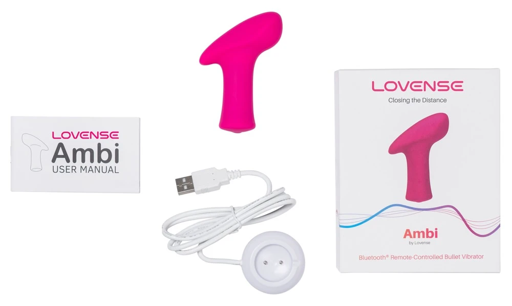 Ambi, Lovense Ambi Auflegevibrator mit App-Steuerung für intensive Klitoris-Vibes & prickelndes Lustspiel