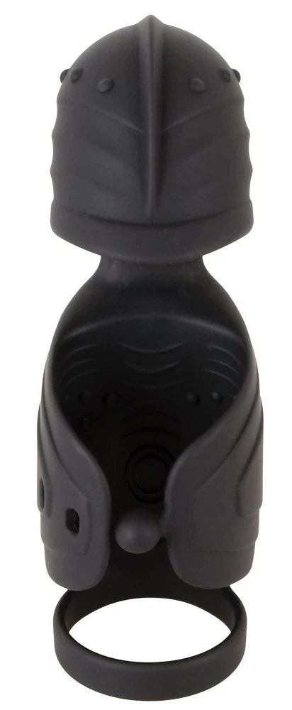 Rebel Cock Vibrator w Glans St, Rebel Masturbator mit Eichel-Stimulator – erotischer Cock Vibrator mit 10 Vibrations- & Bewegungsmodi für intensive Höhepunkte