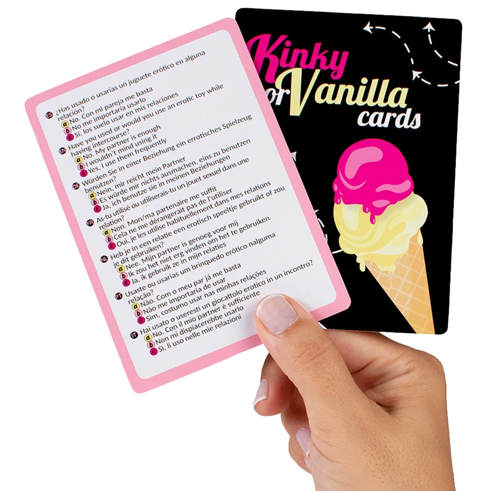 Kinky or Vanilla Erotik-Brettspiel für Paare – freche Fragen und heiße Challenges zum spielerischen Test eurer erotischen Kompatibilität und Vorlieben