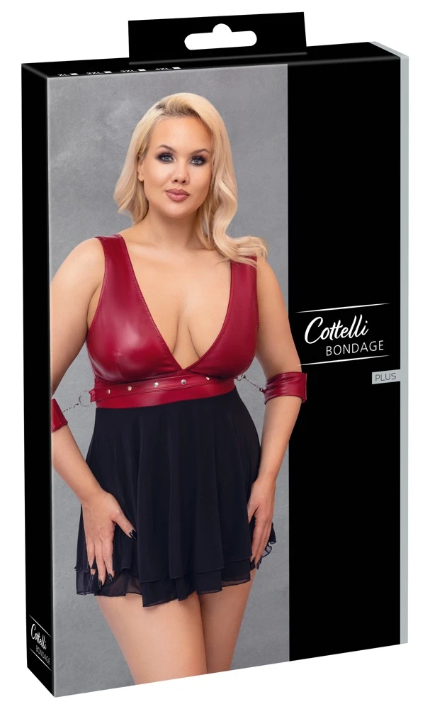 Cottelli Babydoll mit verstellbaren Fesseln für ultimativen Tragekomfort und Stil