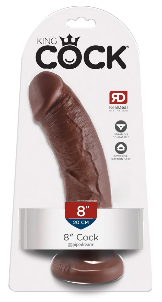 King Cock 8 Zoll - Naturdildo