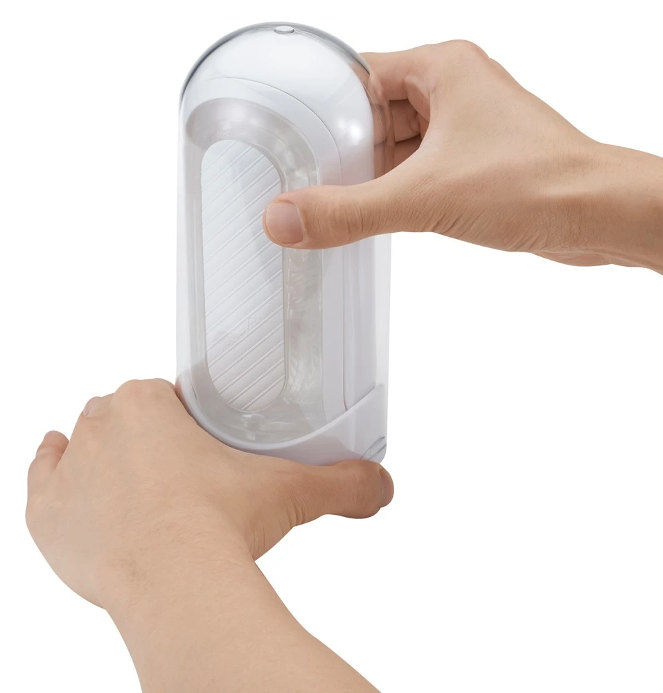 Tenga Zero Flip Gravity Aufklappbarer Masturbator in 2 Härtegraden