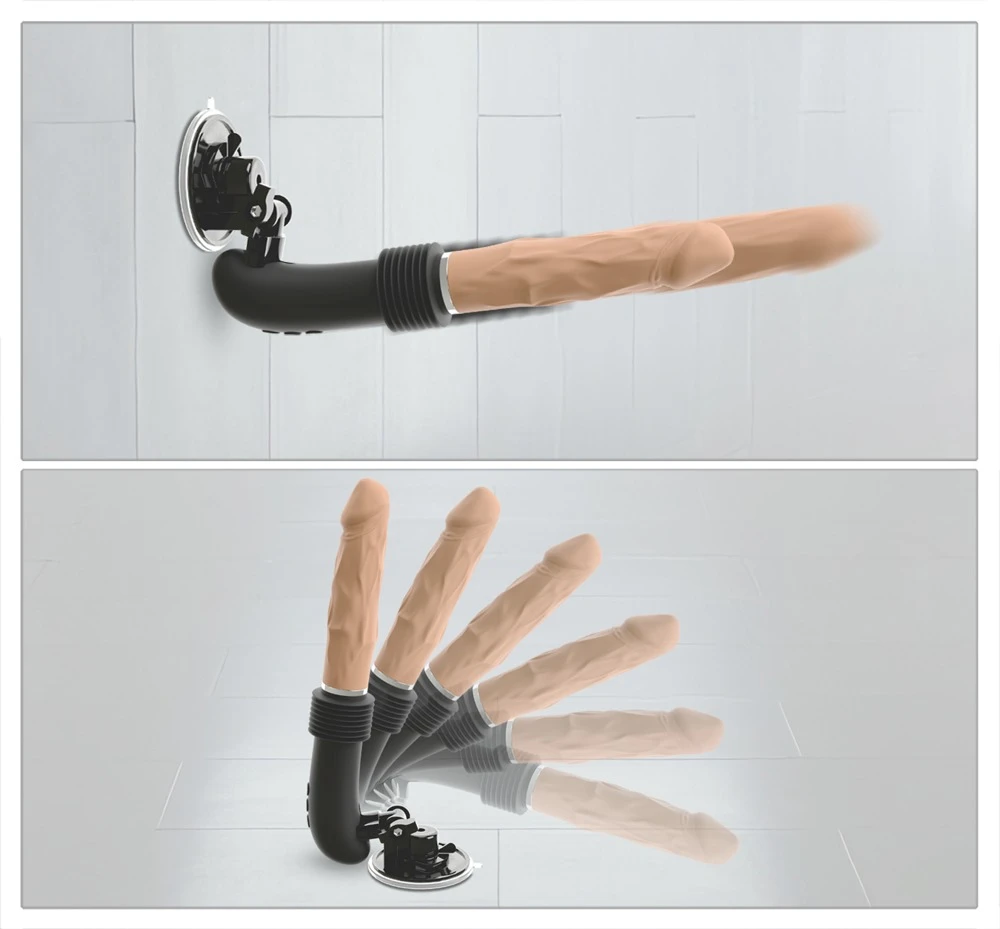 RC Fucking Machine 3, RC Fucking Machine Flesh von You2Toys – kraftvolle Stoßbewegungen und intensive Vibrationen im realistischen Penis-Look für freihändiges Lustvergnügen