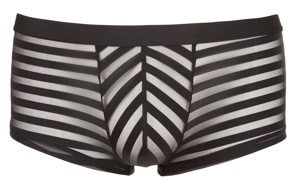 Figurbetonte Pants im semitransparenten Streifen-Look. Angenehm weich elastisch.