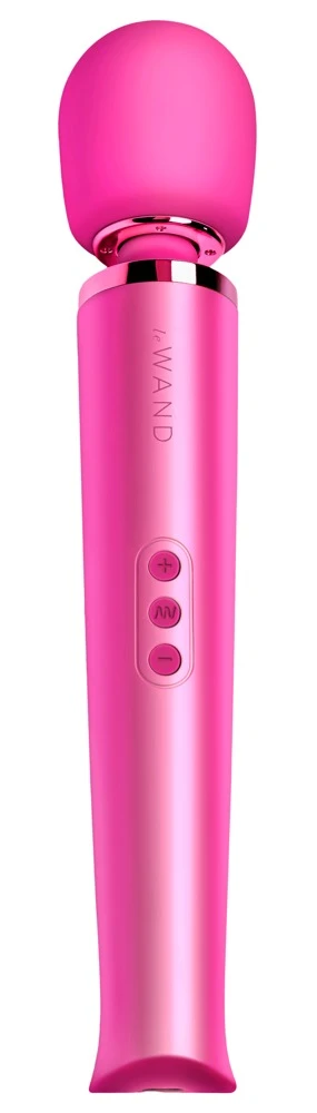 Le Wand Massagestab inkl. Strukturaufsatz 20 Vibrationsmodi in 10 Intensitäten
