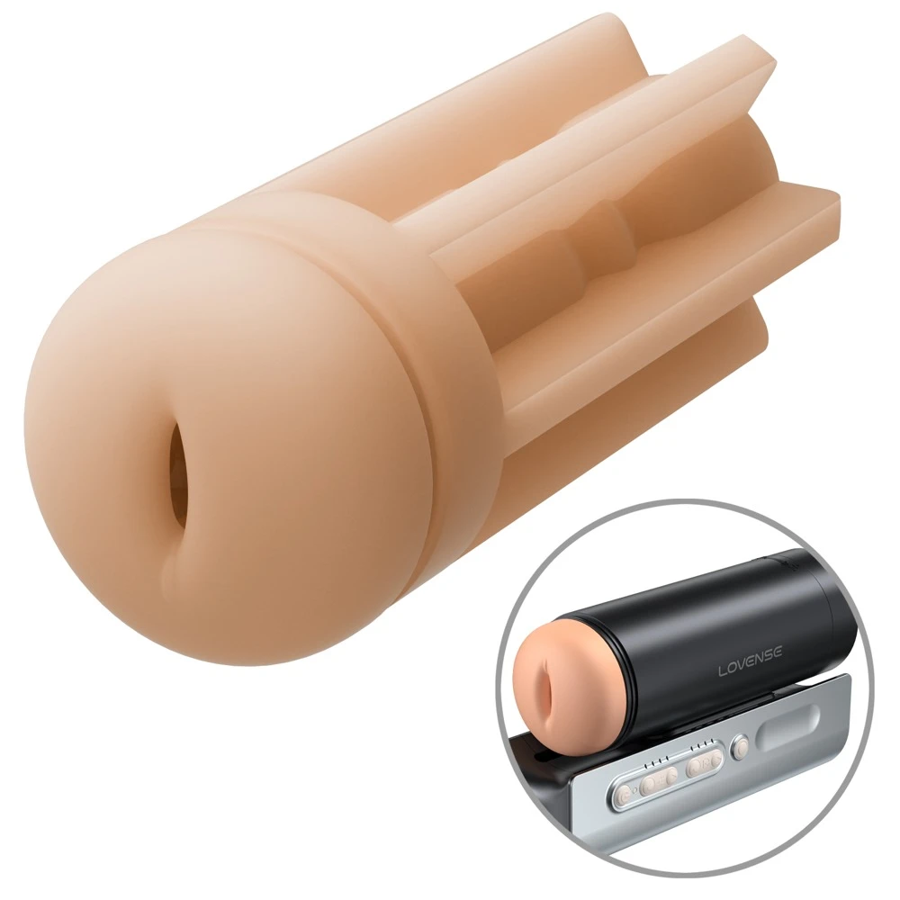 Neutral Sleeve f. Solace Pro, Lovense Solace Pro Sleeve hautnahes Spiel mit intensiver Reizstruktur & enger softelastischer Öffnung