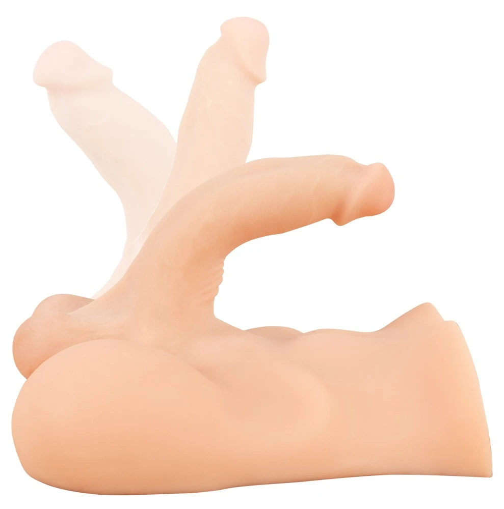 Realistixxx Deluxe Man 02, Realistischer Torso-Masturbator Deluxe Man 02: Intensives Erlebnis mit biegsamem Penis, strukturierter Lusttunnel & Hoden