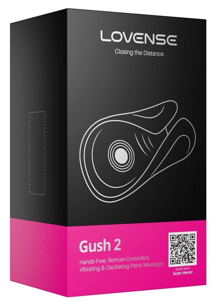 Gush 2, Lovense Gush 2 Masturbator mit starken Vibrationen, Silikonflügeln & freihändigem Lustspiel