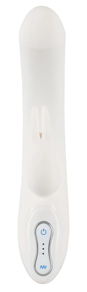 PP Dreiklang, Rabbitvibrator Drei Klang von Pepper Parties mit 3 leisen Motoren, 7 Vibrationsmodi, geschwungenem Design und Soft-Touch-Oberfläche für gezielte Stimulation von G-Zone und Klitoris in stilvoller Eleganz