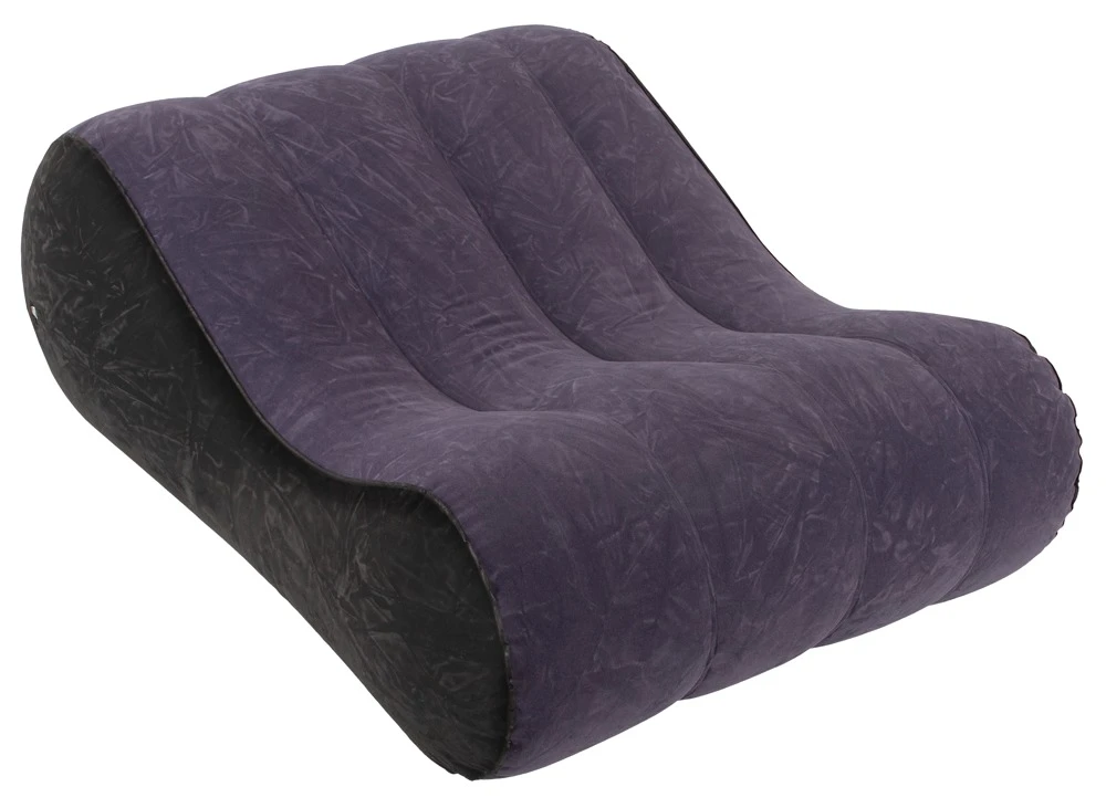 Aufblasbares Liebeskissen Velvety Love Pillow – sexy erotisches Komfortkissen mit ergonomischer Keilform, samtig weicher Oberfläche, hoher Belastbarkeit bis 150 kg für intensiven, bequemen Super-Sex