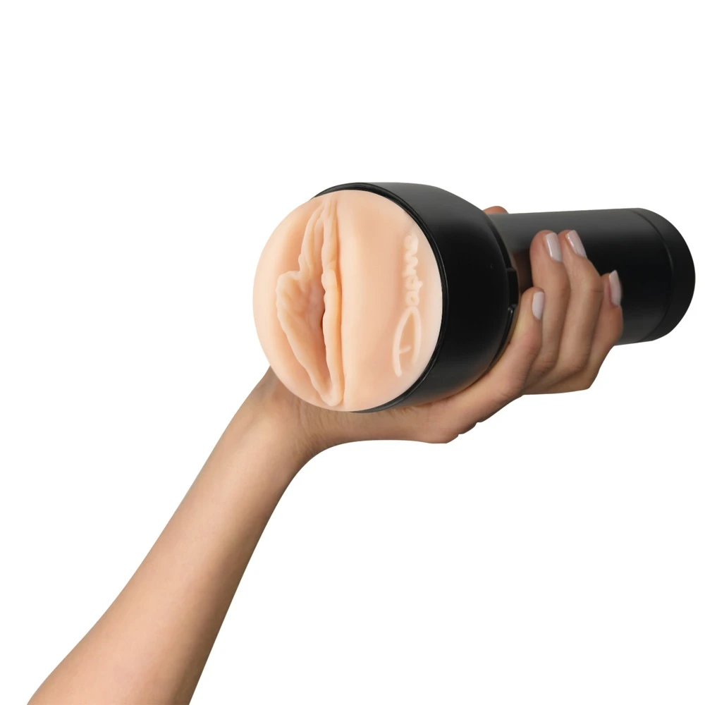 Feel Daphne Laat, Masturbator Daphne Laat realistische Vagina-Optik mit Softmaterial, strukturiertes Innenleben, diskretes Gehäuse mit Schutzkappe und Original-Autogramm
