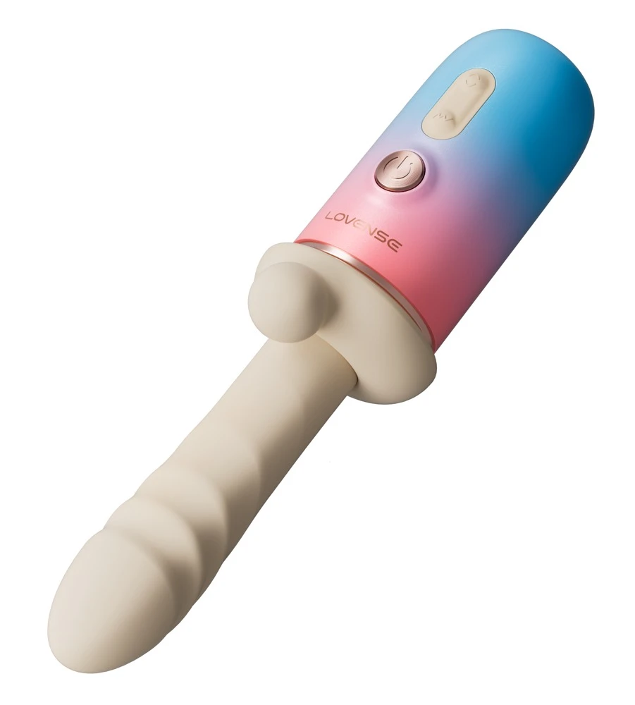 Spinel Multifunctional Vibrato, Spinel App-gesteuerter Stoßvibrator mit Vibration und Wärme, leisem Powermotor, 5-teiligem Zubehör, Dildos, Klitoris-Stimulator, Griff und Saugfuß im kompakten Reiseformat