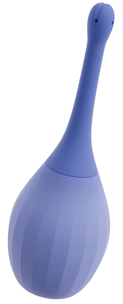 Anal douche bendable, Analdusche Silikon 300ml mit biegsamer Spritztülle 5 Düsen Anti-Rückfluss-Technologie abschraubbar für einfache Anwendung