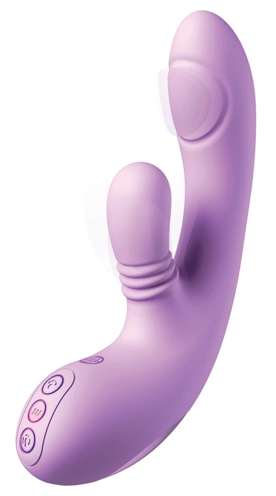 FFH IntiMotion Flutter Pro Pur, Fantasy For Her IntiMotion Flutter Pro Rabbitvibrator mit 4 Motoren Klitorisstimulator PleasurePulse G-Punkt Vibrator 10 Vibrationsmodi