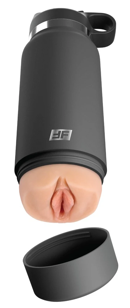PDX Plus Flask Masturbator in Vagina-Optik Trinkflaschen-Gehäuse