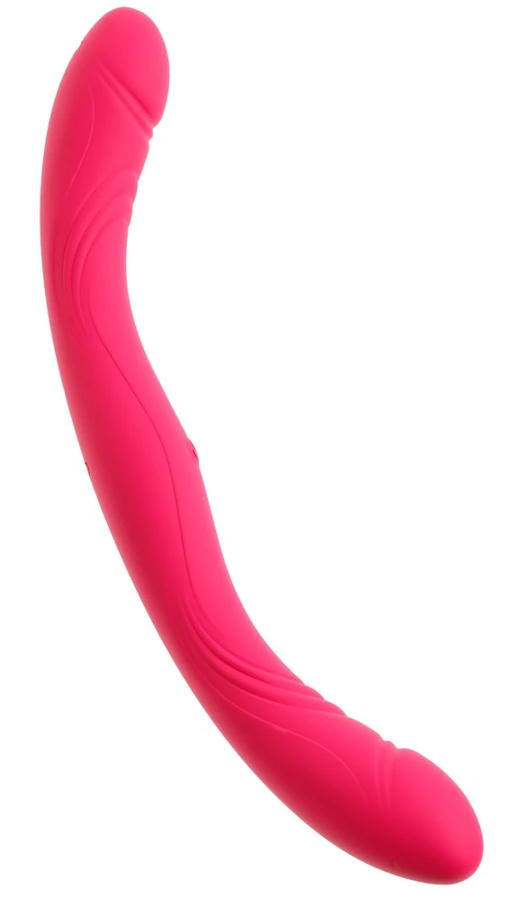 CC Double vibrator, Double Vibrator Coup!es Choice beidseitig nutzbar mit 2 Motoren 9 Vibrationsmodi flexibel soft Silikon für Partner:innen