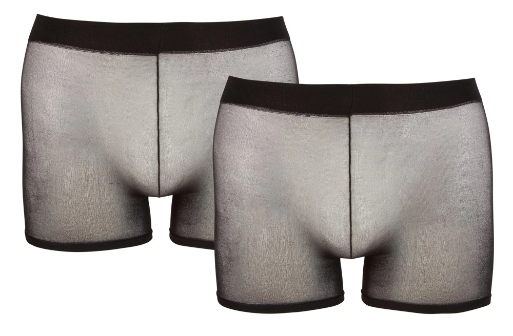 Diese Pants in Strumpfhosenqualität sind ideal für Selbstbewusste Männer. Praktisch im 2er-Pack.