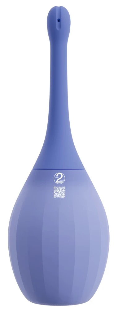 Anal douche bendable, Analdusche Silikon 300ml mit biegsamer Spritztülle 5 Düsen Anti-Rückfluss-Technologie abschraubbar für einfache Anwendung
