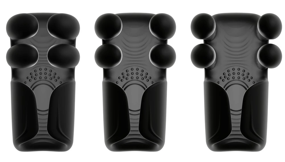 Rebel Puls.&Vibr. Masturbator, Masturbator mit Pulse, Vibes & Greifmassage, beweglichen Vibro-Fingern und 10 Vibrationsmodi für intensive Momente – Rebel