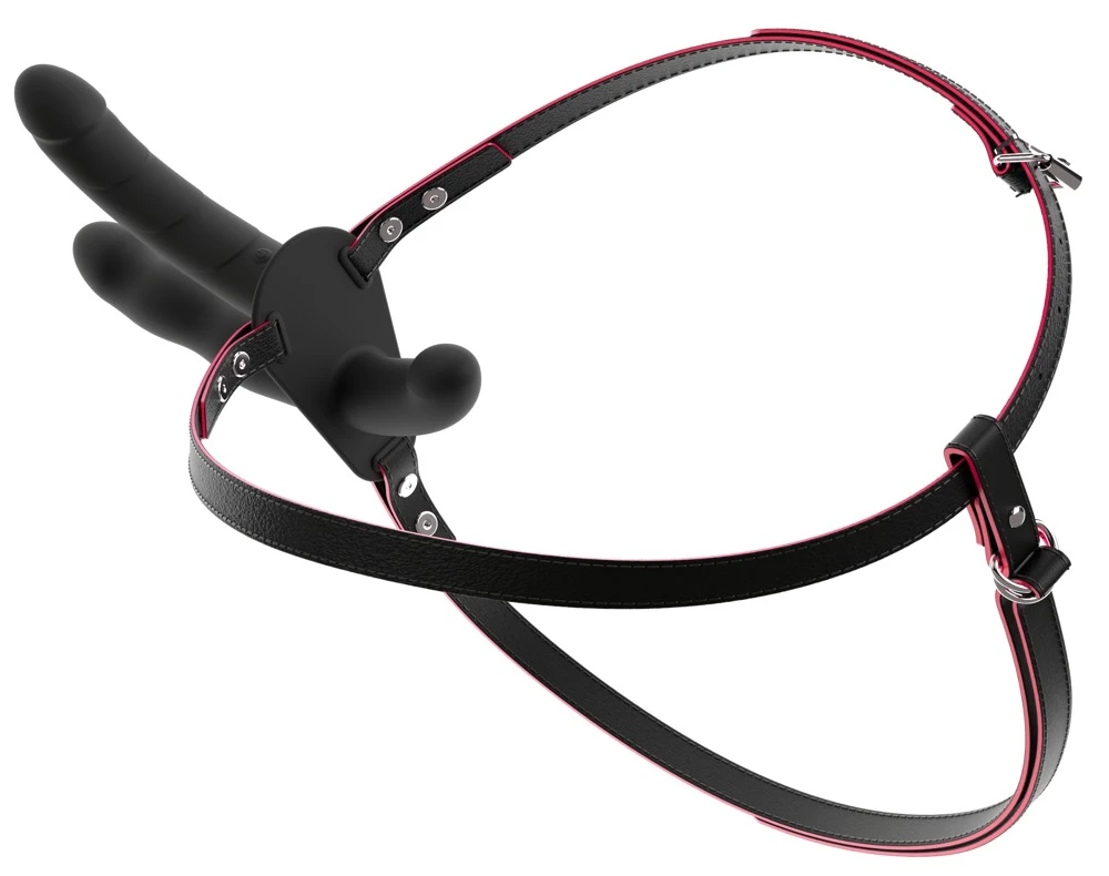 RC Double Outside Strap-On, You2Toys RC Double Outside Strap-on-String mit 3 Vibratoren und Fernbedienung – Aufreizender Doppelspaß mit intensiven Vibrationen für beide