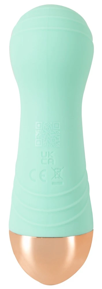 Cuties Soft Green, Mini Vibrator smarter Silikon Vibrator mit 10 Vibrationsmodi ultraweich kompakt leise für intensive Reizwäsche Momente Cuties