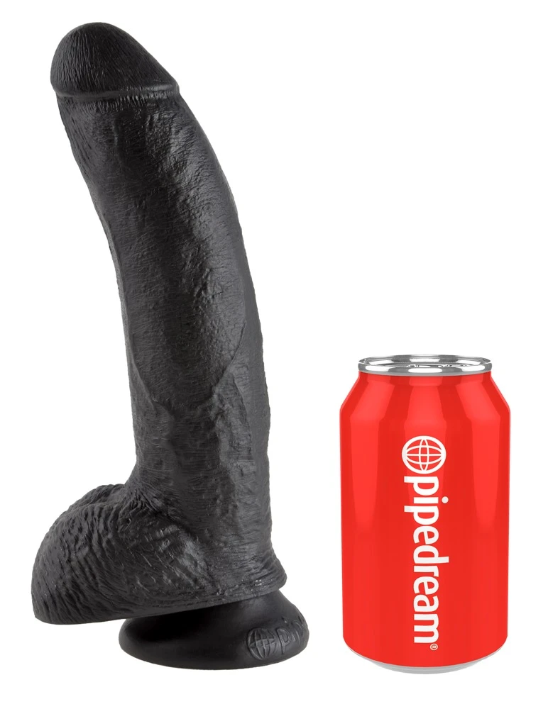 KC 9 Cock with Balls Naturdildo mit griffigen Hoden