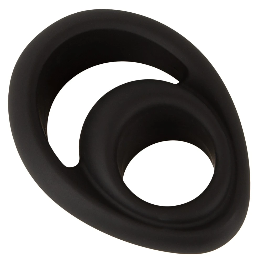 Erecto Cock & Ball Ring 2, Erecto Penis- und Hodenring aus softem Liquid-Silikon – maritimes tropfenförmiges Design, dehnbar, intensiver Grip für starke Standfestigkeit