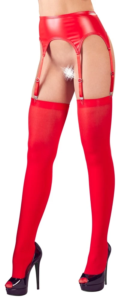 Strapsgürtel rot S/M