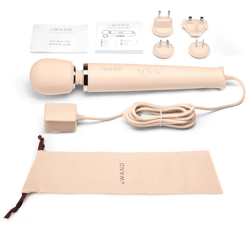Le Wand Powerful Plug-In Luxus-Massagestab im klassischen Design